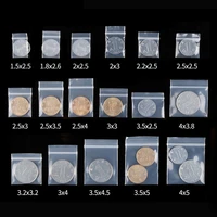 Clear Plastic Mini Cute Ziplock Jewelry Bags Small More Thicker Crystal Packing Pouches Reusable Powder Zipper Lock Sack 100pcs 1