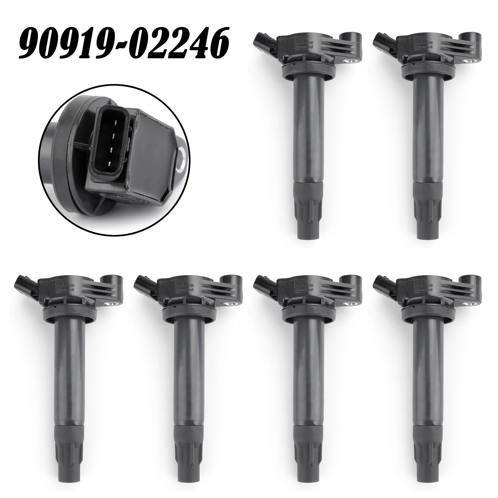 

Areyourshop New Ignition Coil 90919-02246 For Toyota Camry Solara Ignition Coil Car Auto Styling Acessories