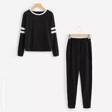 Женский спортивный костюм, женский спортивный костюм, женский спортивный костюм с длинным рукавом, 2 шт., спортивная одежда, спортивный костюм для бега, толстовка, брюки, костюм#3