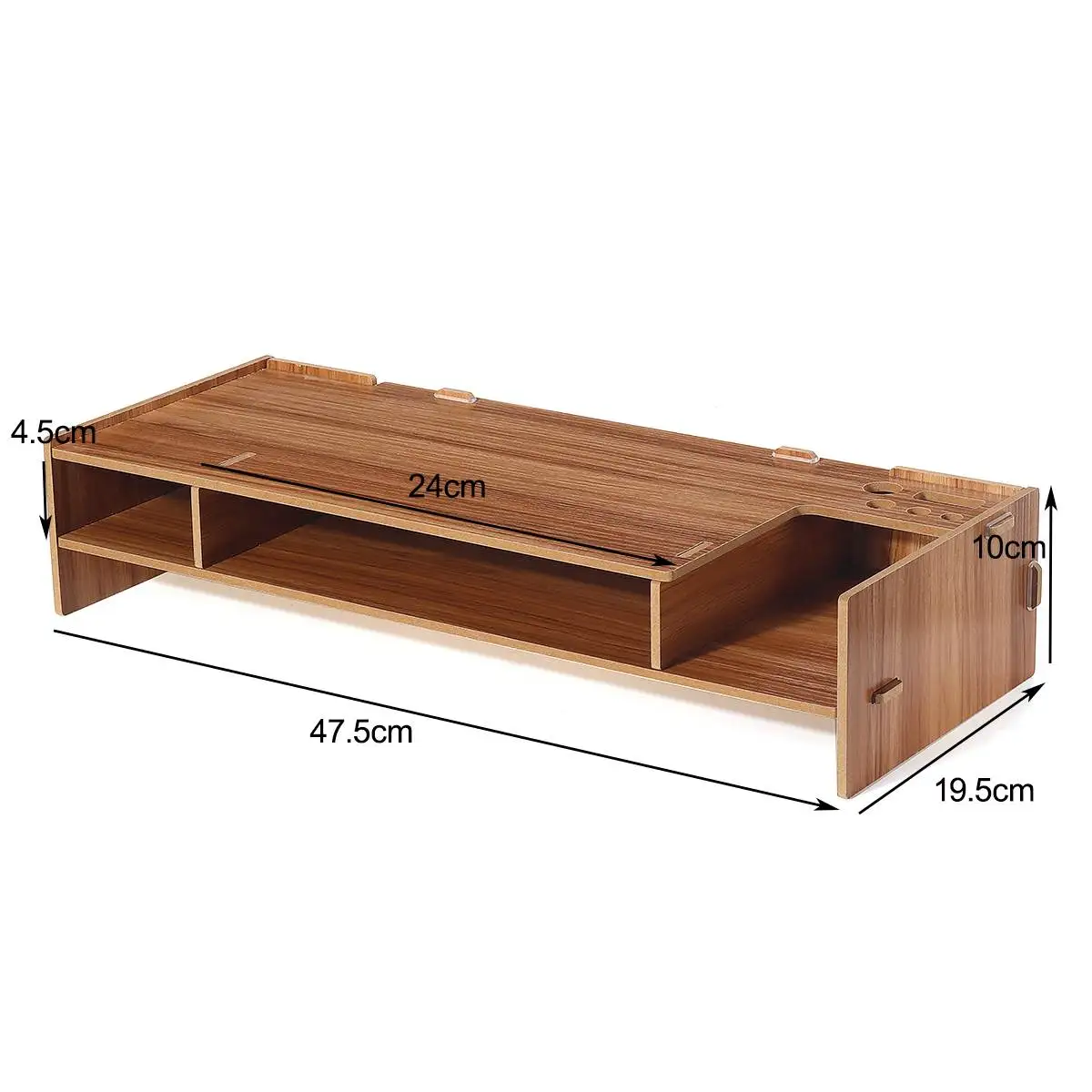 Деревянная полка, многофункциональная настольная подставка для монитора, компьютерный экран, стояк для ноутбука, крепкая подставка для ноутбука, подставка для ноутбука, телевизора
