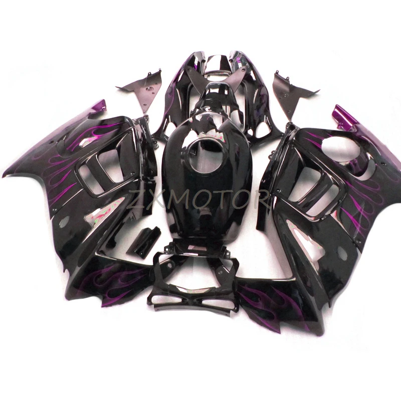 Purple Black Fairing Kit For HONDA CBR 600 F3 1997 1998 New ABS Plastic