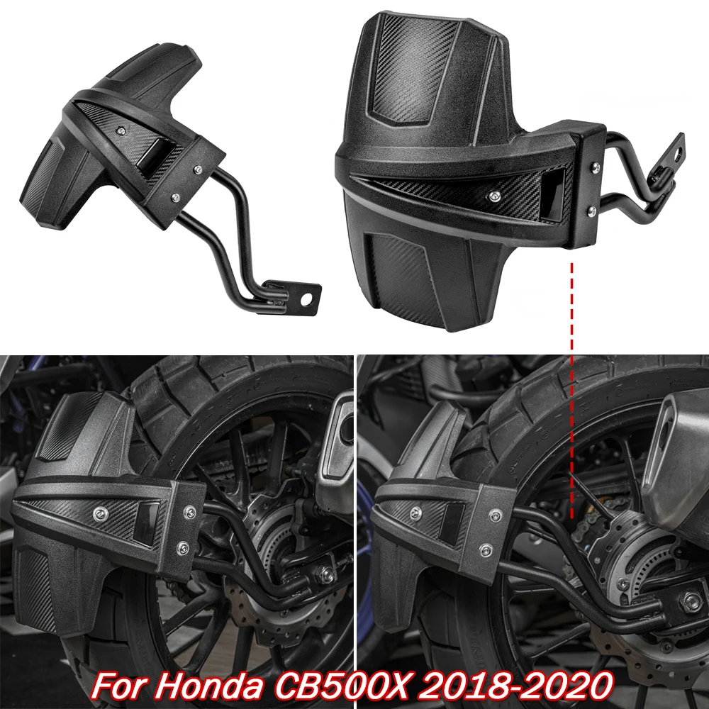 For Honda CB500X 2018 2019 2020 Motorcycle Rear Wheel Fender Splash Guard  Rear Tire Cover Mudguard with Bracket Moto Accessories| | - AliExpress