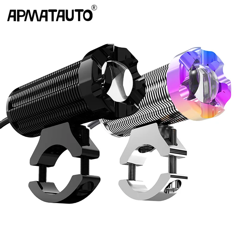 2pcs Motorcycle LED lens Fog Lights Auxiliary Assembliy For BMW R1200GS F850GS F750GS F 850GS 750GS 1250GS GS LC Adventure