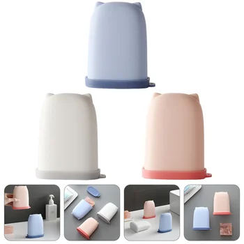 

3 Pcs Compact Portable Durable Soap Holder Soap Storage Box Soap Dish Soap Box for Hiking Camping