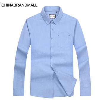 

Season Men Plus Fat Plus Size Lapel Long Sleeve Shirt Male Fat Man Business Leisure Long Sleeve Shirt Male