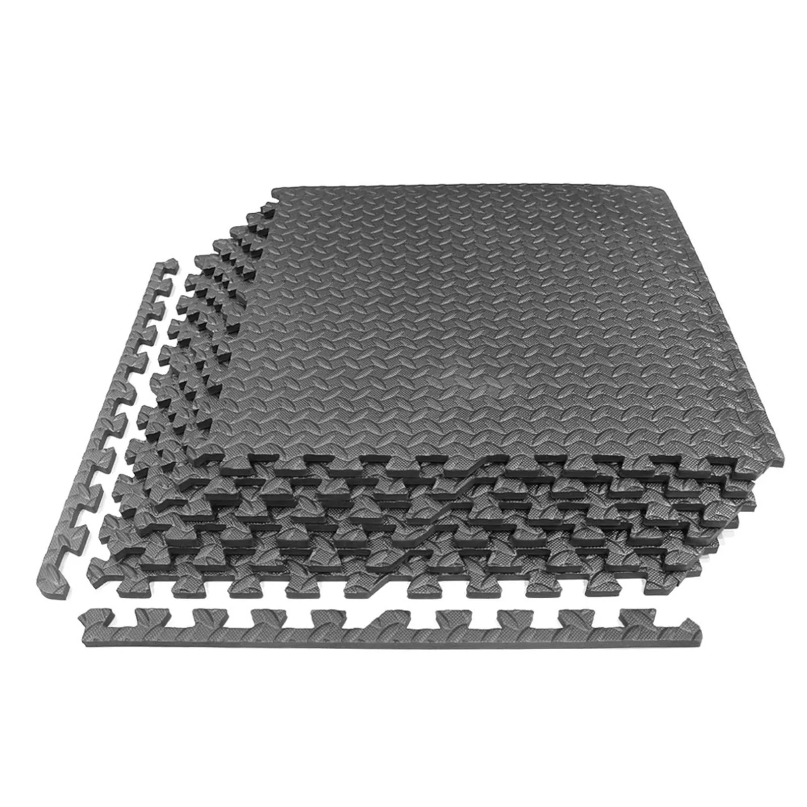 6Pcs/ Soft Exercise Floor Mat Fitness Foam Mats Tiles Puzzle Rug Pad Gym 60x60cm 