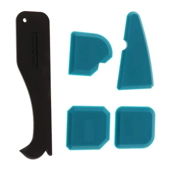 

5pcs Smoothing Silicone Grout Spreader Tool Sealant Remover Caulk Finishing Tool Kit Floor Finishing Cleaner Hand Tool