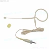 MiCWL SE02 micrófono de auriculares Beige con un solo gancho oreja para Shure AKG Sennheiser Audio-Technica MiPro inalámbrico muchos enchufes a elegir ► Foto 3/6