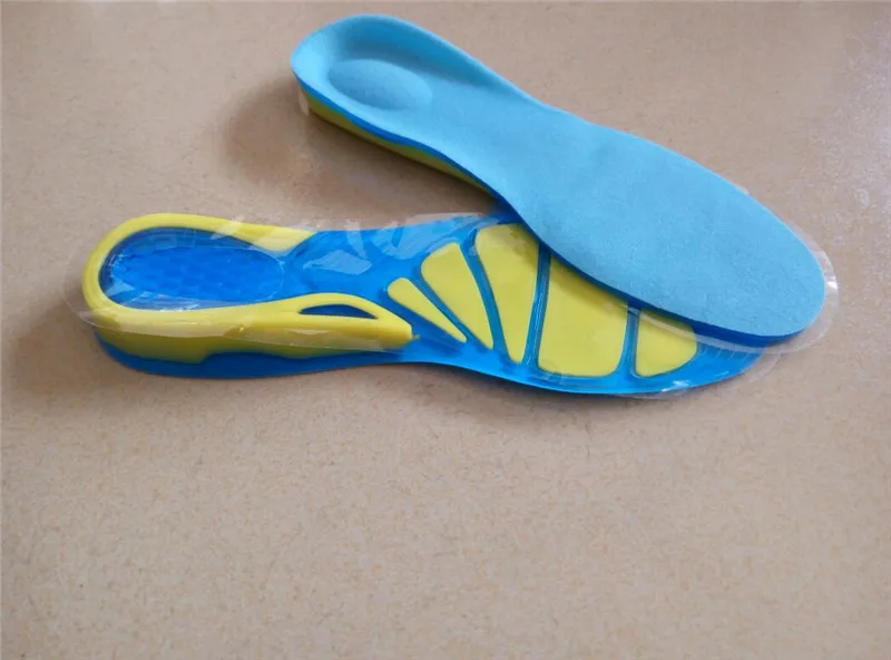 Spring and summer silicone rubber sports insole military Sport Running Gel Insoles Insert Cushion for Men Women