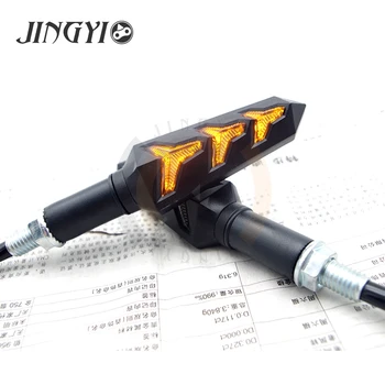 

LED Moto cover Motorcycle turn signal water flowing led for Mt07 Cbr Honda Africa Twin Crf1000L Honda Cbr Ktm #ED675