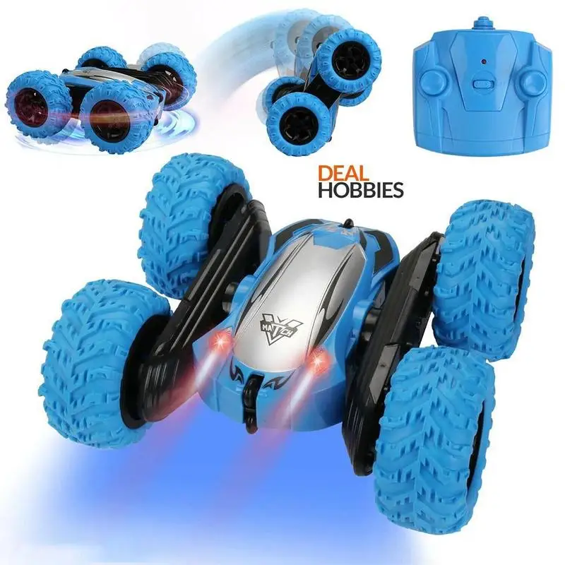 1:24 Электрический Rc Stunt автомобилей игрушки с спереди светильник светодиодный 360 градусов флип-офф-Дорожное транспортное средство альпинистский грузовик RC Управление автомобиля игрушки подарки