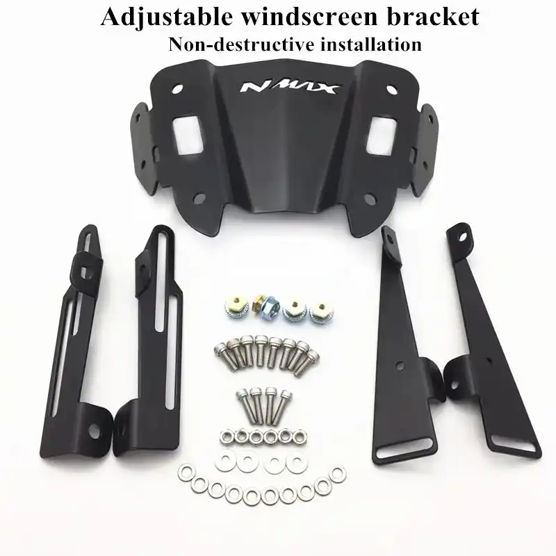 Modified Motorcycle nmax mirror sec bracket set adjustable windscreen