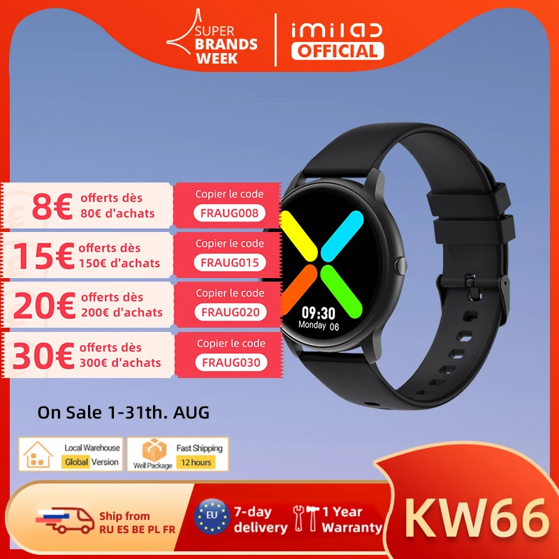 Smart Watch Bluetooth 5.0 SmartWatch Heart Rate Sports Fitness Tracker IP68 smart watches for Men Women