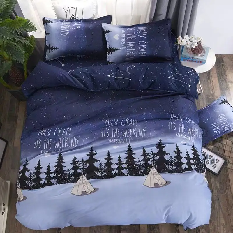 

2019 plant flower print quilt summer and winter use thin air conditioning quilt large duvet single bed double bed