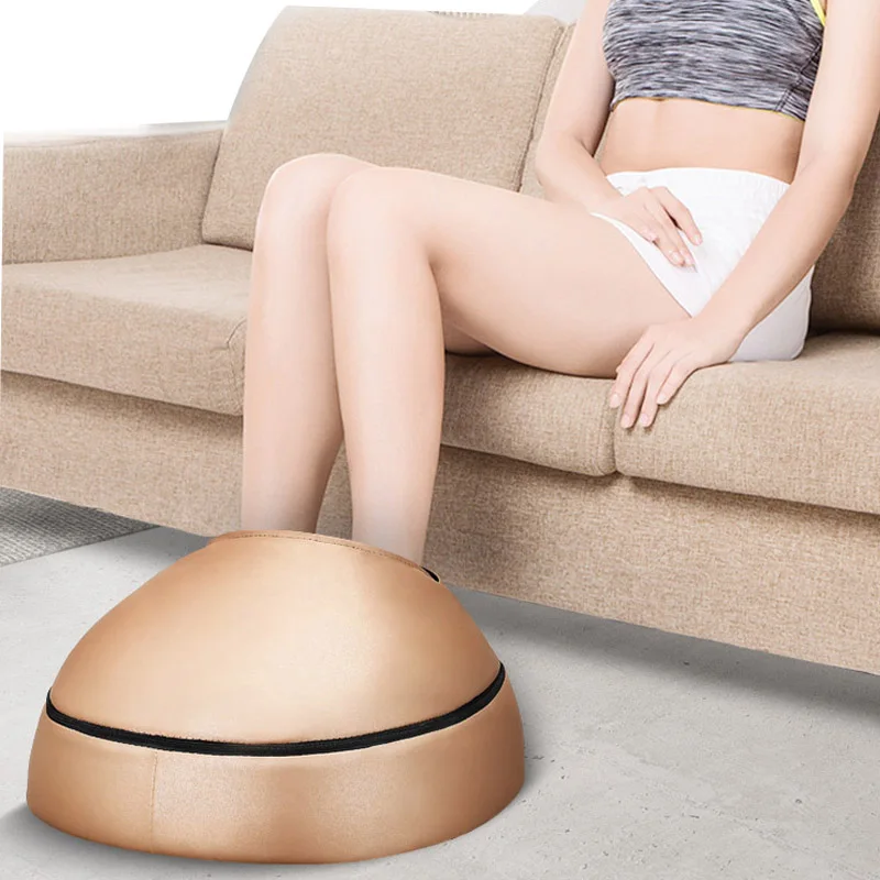 

Foot Massager Electric Roller Heat Kneading Relaxing Full Cover Feet Warmer TK-ing