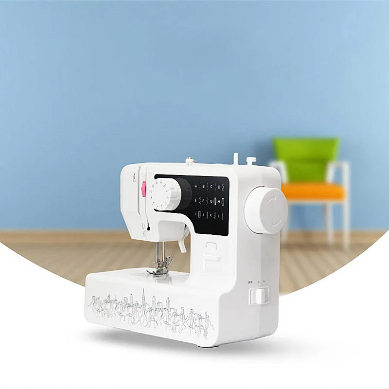 

Sewing Machine Mini Portable Household With Multiple Built-in Stitch Patterns Night Light Electric Multifunction