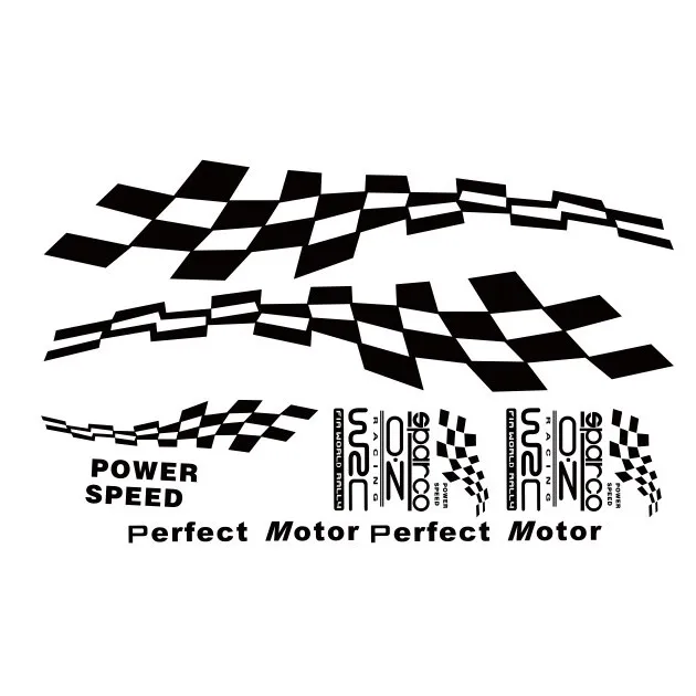 

Car Styling Auto Waterproof Racing Car Stickers Waist Line Graphic Decals Decoration DIY Stickers 161cm