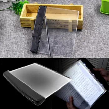

Hot Creative LED Book Light Reading Night Light Flat Plate Portable Car Travel Panel Led Desk Lamp for Home Indoor Kids Bedroom