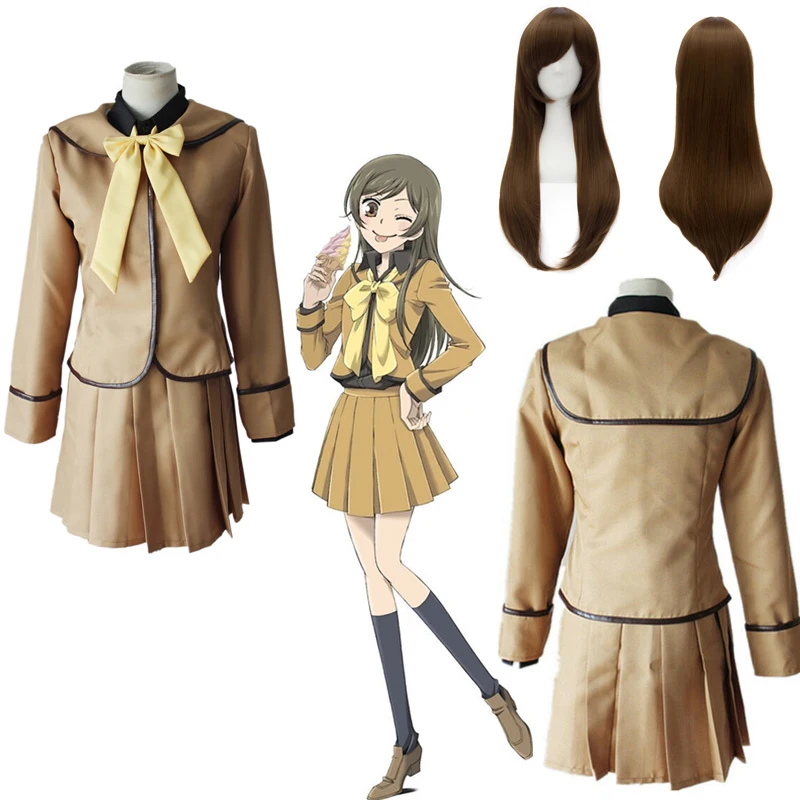 Kamisama Kiss Hajimemashita Momozono Nanami школьная форма матросский костюм Топы платье наряд Аниме