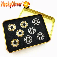 16 шт. 6 керамических шариков подшипника 627 Для Quad Коньков обувь 7 мм отверстия подшипники художественный скейт фигурный скейт Спиннер подшипник гироскопа