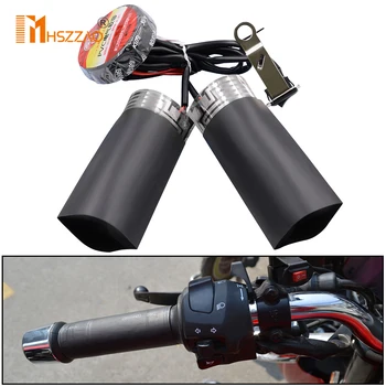 

NEW 2 Pcs 12V PET metal heating film Heated Grips Inserts Handlebar Hand Warmers For Universal Grip ATV Motorcycle