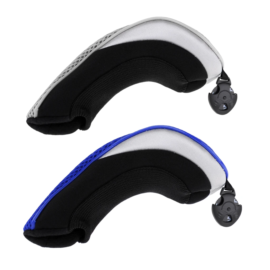 2pcs Golf Hybrid UT Club Rescue Head Cover Headcover w/ Number Tag 2 3 4 5 7 X Utility Golf Club Head Cover Protector