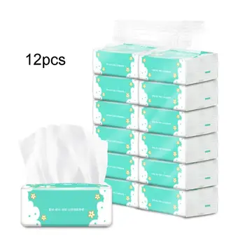 

12PCS Silky Smooth Soft Premium 3-Ply Toilet Paper Kitchen Toilet Facial Tissues