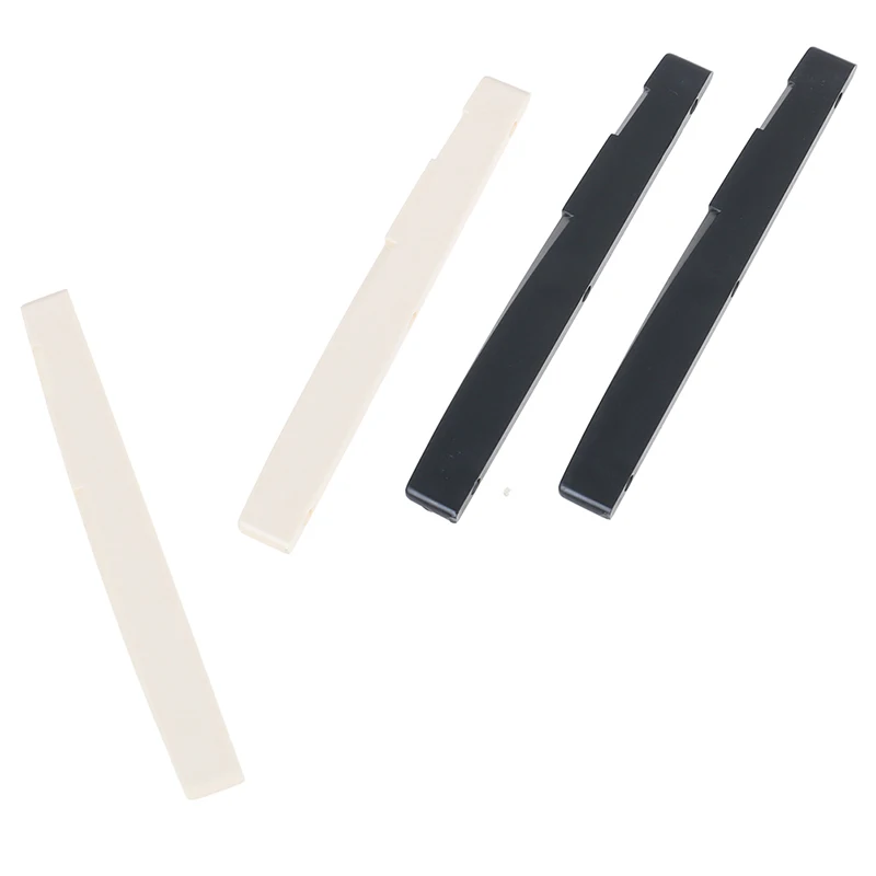 2Pcs 6 String Acoustic Guitar Bone Bridge Saddle and Nut Made of Real Replacement Accessories | Спорт и развлечения
