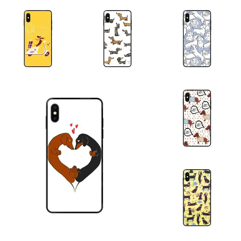 For Apple iPhone 11 12 Pro 5 5S SE 5C 6 6S 7 8 X XR XS Plus Max Soft Capa Case Alpha Dachshund Silhouette Dog For Apple iPhone 11 12 Pro 5 5S SE 5C 6 6S 7 8 X XR XS Plus Max Soft Capa Case Alpha Dachshund Silhouette Dog