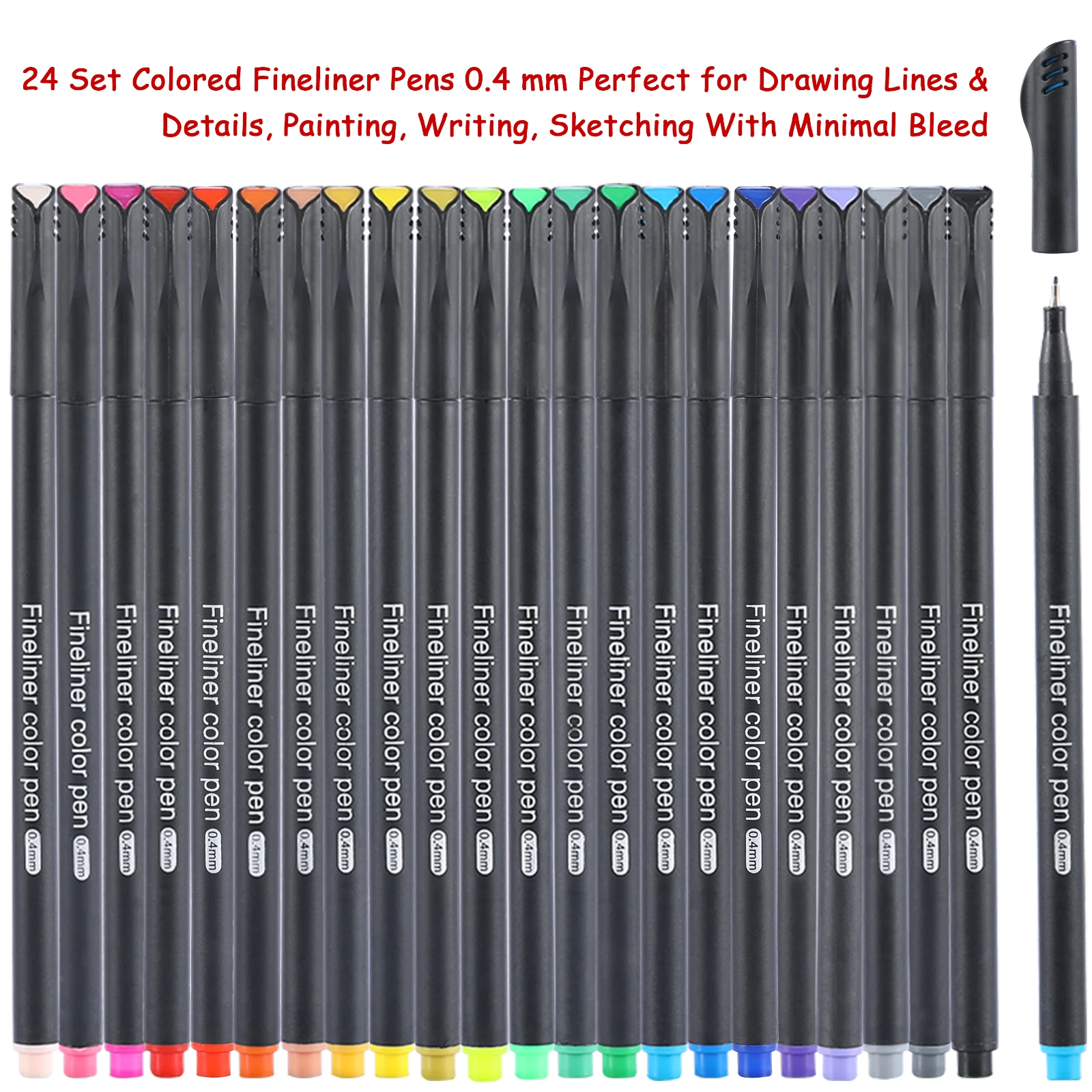 52pcs Liner Color Markers Manga Fineliner Sketching Pen Painting Colores Marker Pen School Liners For Drawing Art Supplies permanent marker pen white marker pens marker pens color marker pens permanent marker permanent markers pen marker paint marker pen markers pen marker pen