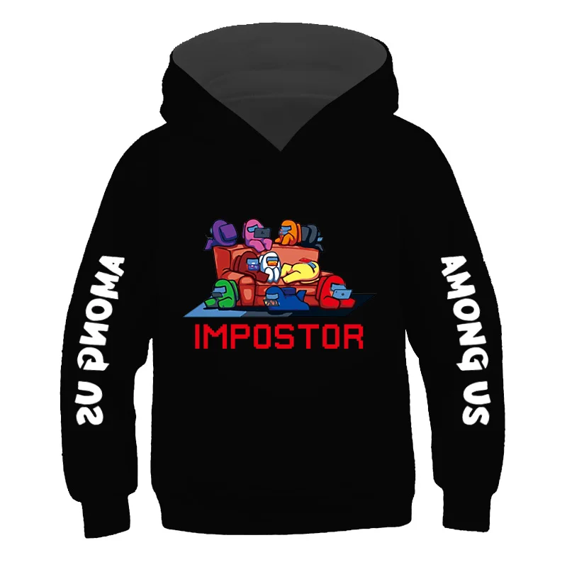 Children Clothing Among Us Clothes For Kid Girls Tops Boys Hoodie Impostor Graphic Costume Kids Sweatshirt Sudadera Hombre 4-14Y 2