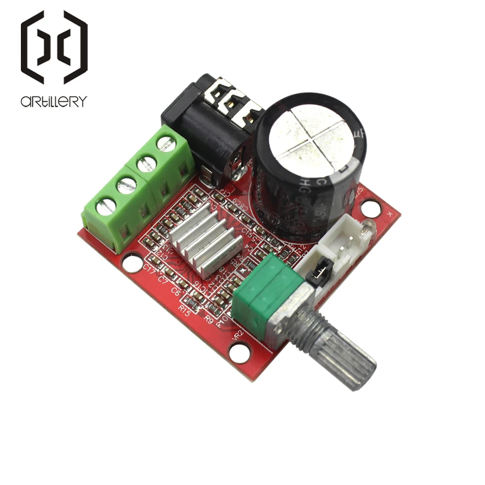 

12V 2X10W Hi-Fi PAM8610 Audio Stereo Amplifier Board Module Dual D Class Channel