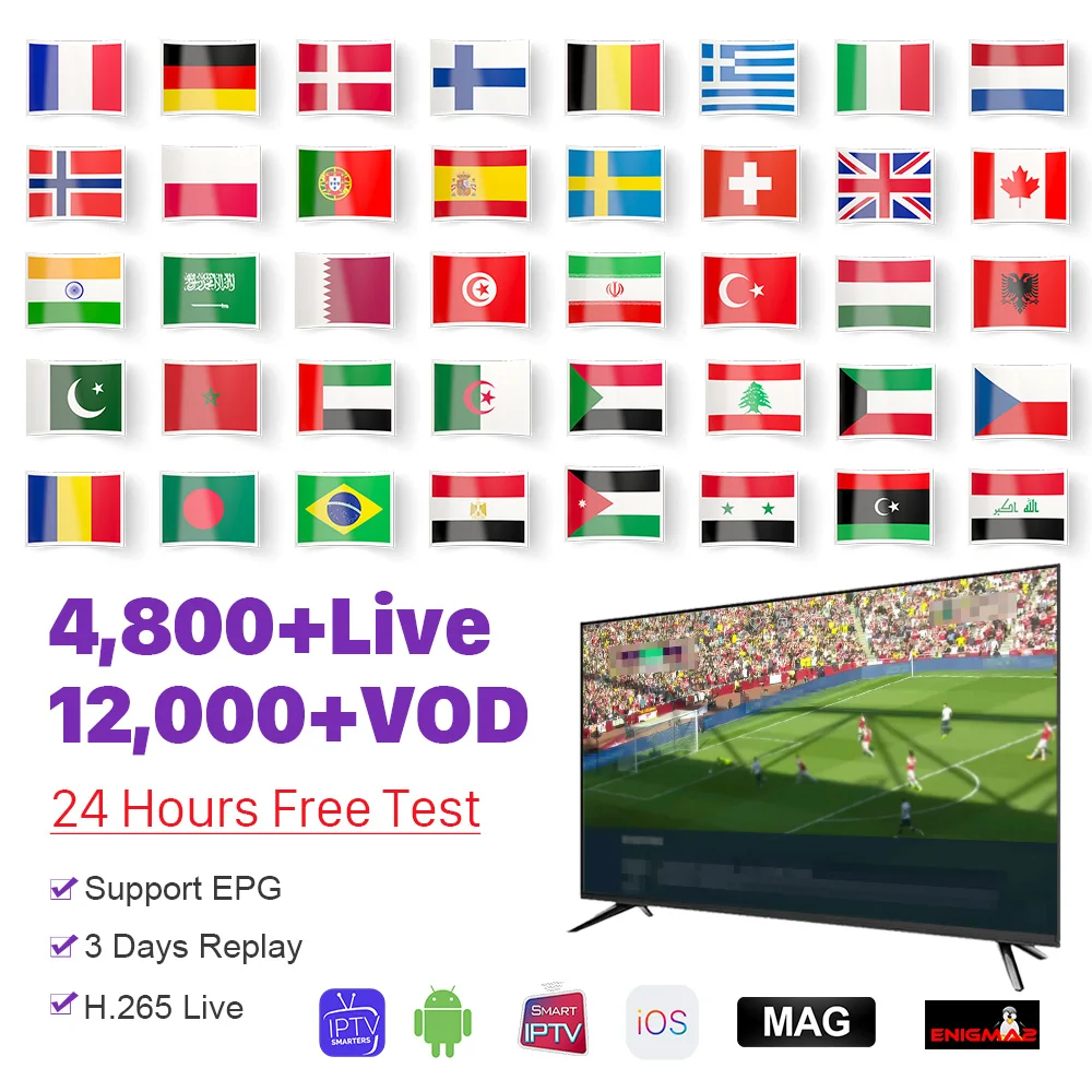 

IPTV M3U Subscription Code IPTV France Arabic Germany Portugal IPTV Italy Spain IP TV for Android/Smart tv/Mag SUBTV Pro Code
