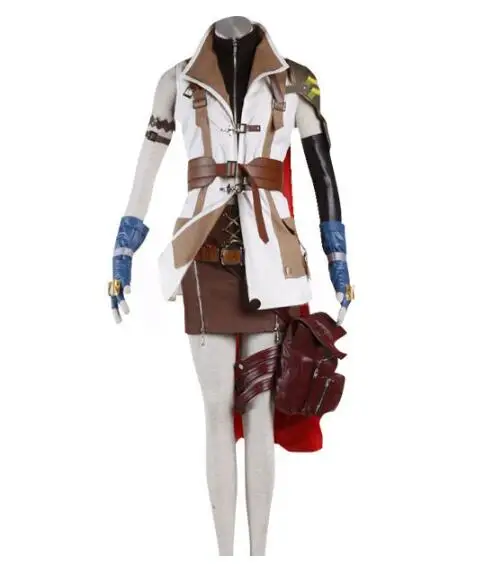 Final Fantasy XIII Lightning Косплей униот Хэллоуин молния Eclair Farron костюмы на заказ