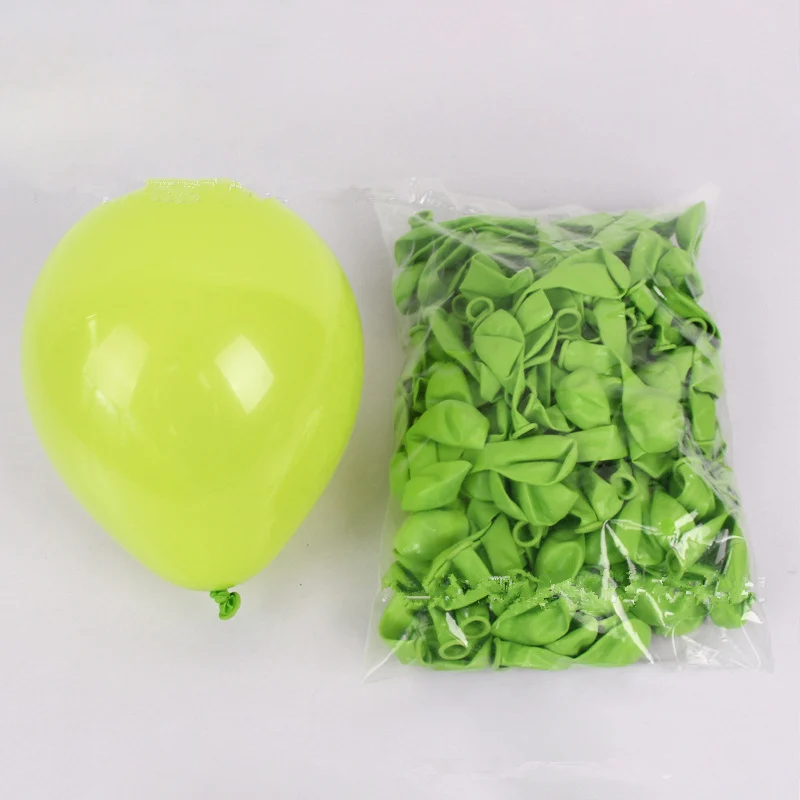 yellow green 50 шт в наборе, 5 дюймов 1,2g воздушные шары надувные одежда для свадьбы, дня рождения детская верхняя одежда круглый, из латекса мяч Рождественские украшения для дома - Цвет: yellow green