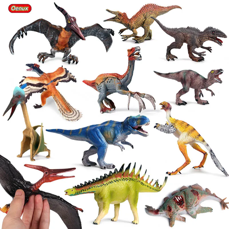 Фигурки Динозавров Юрского периода Oenux Доисторический Savage T Rex Pterodactyl