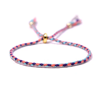 5 MOON GIRL Плетеный Boho браслет с подвесками для женщин, модный тканый богемный браслет с черепахой ручной работы, шикарные Браслеты Mujer, Прямая поставка - Окраска металла: 5