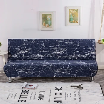 

Thumbedding Blue Marble Sofa Bed Cover Flexible Stretch Soft Durable Washable High End Luxury Sofa Cover For Living Room
