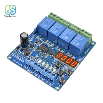 

Industrial Grade DC 8V-36V 4 Channel Multi-function Relay Module Wide Voltage Power Supply Module with Optocoupler