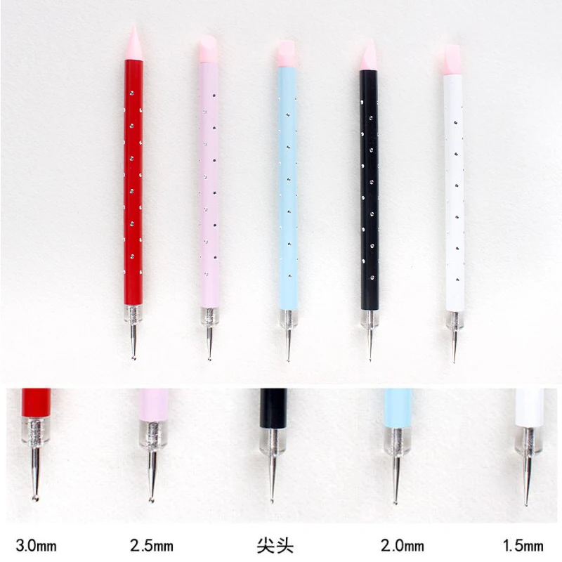 5pcs Double-head Nail Art Dotting Pen DIY Painting Drawing Dot Dotting Point Tools Nail Decorations Manicure Tools Kit
