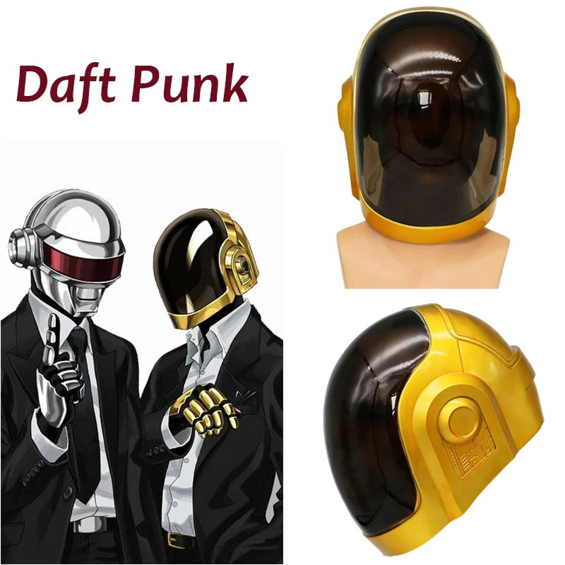 Xcostume Daft Punk Guy Manuel маска для косплея Смола шлем на всю голову DJ музыкальный костюм