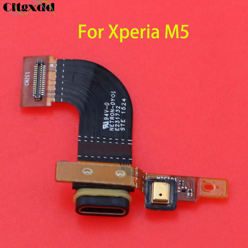 Для Sony Xperia X XA XA1 E5 Tablet Z SGP311 SGP312 SGP321 M5 Z4 usb-порт для зарядки док-станция разъем гибкий кабель с микрофоном - Цвет: M5 E5603 E5606 E5653