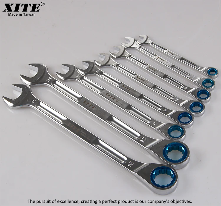 XITE 17/18/19/20/21/22/23/24/25/26mm Ratchet Combination Wrench Spline End Wrenche Open End Wrenches Multi-function Repair Tool