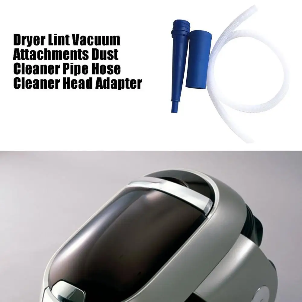 Universal Dryer Lint Vacuum Attachments Dust Cleaner Pipe Vacuum Hose Cleaner Head Adapter for Washing Machine