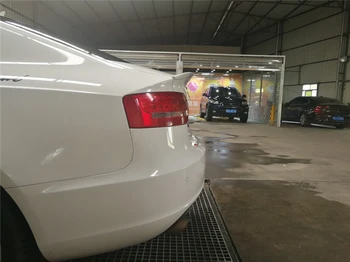 

For Audi A5 S5 4 Doors 2009-2015 ABS Plastic Unpainted Color Rear Trunk Wing Lip Spoiler Car Accessories