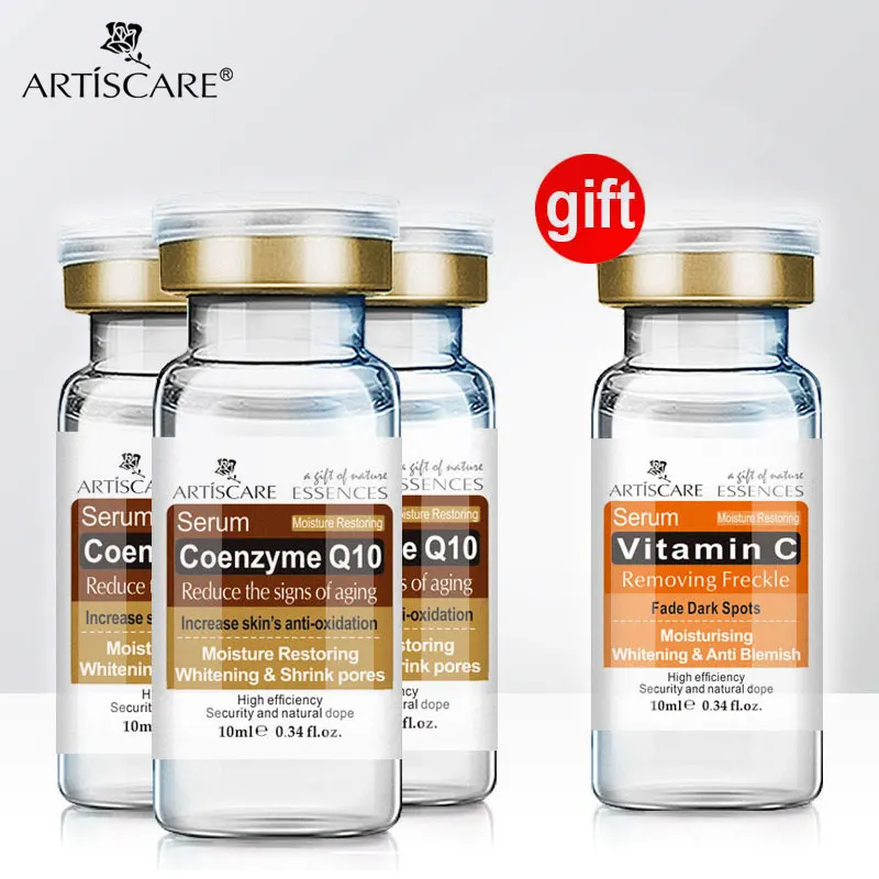 Купите 3 и получите 1 подарок коэнзим ARTISCARE Q10 для ухода за кожей сыворотка