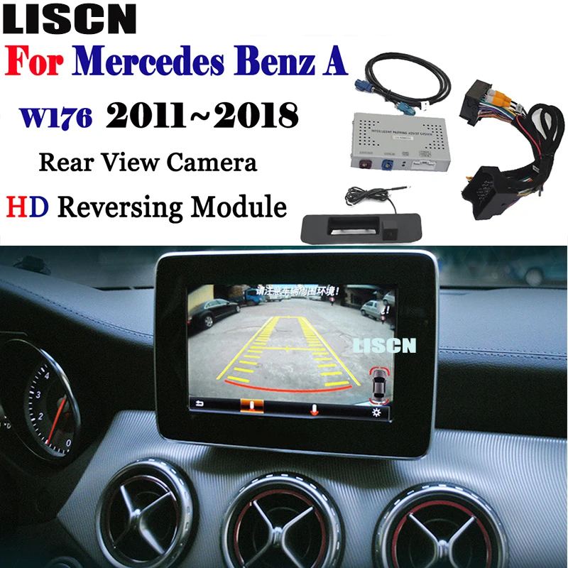 Декодер для камеры Mercedes Benz A W176 W205 2010 ~ 2020 2015 2016 интерфейс адаптируемый экран