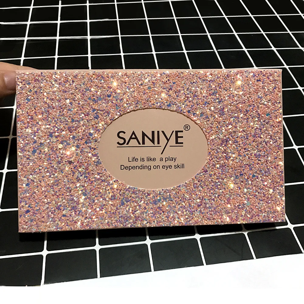 SANIYE 18 цветов розовые блестящие тени для век перламутровый макияж блеск пигмент