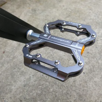 

1Pair Bicycle Pedals Aluminum Alloy 3Bearing Pedals MTB Road Bike Cycling Parts Fixed Gear Ultralight Non-slip Wide Racing Pedal