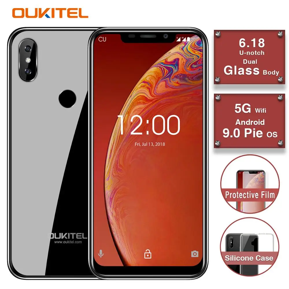 Oukitel C13 Pro Android 9 0 6 18 "четырехъядерный смартфон MT6739 3000 мАч 2 Гб RAM 16 ROM 4G глобальная